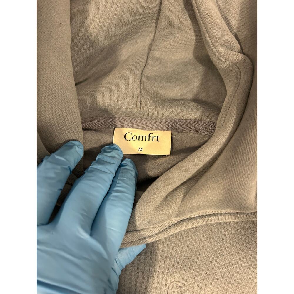 COMFRT M Slate Blu Soft Kangaroo Pocket Oversized Weighted Anti Anxiety Heavy - Picture 7 of 11